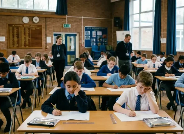 children sit the 11+ exam in the UK